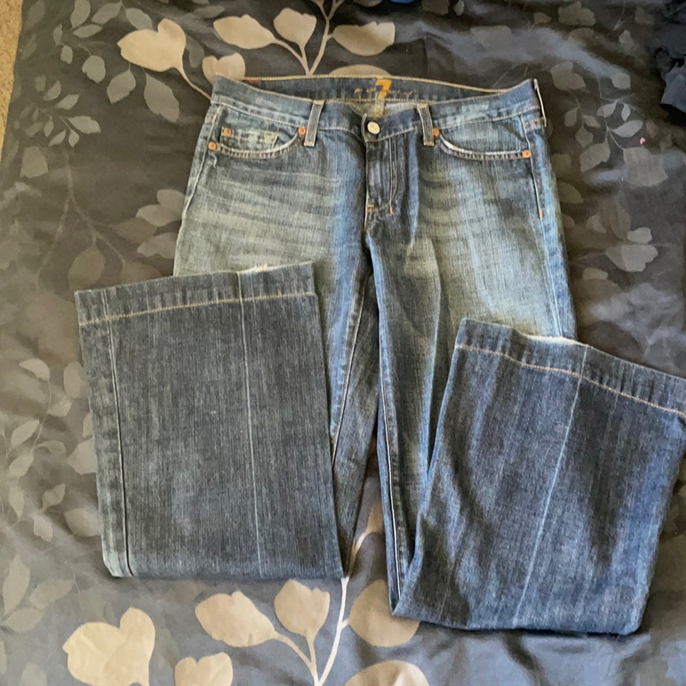 7 for all Mankind dojo flare jeans U115B019U-019U